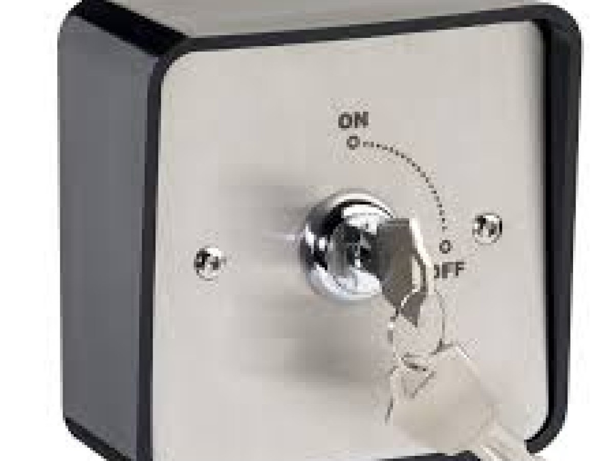 Key Switch with LED Indicator Push Button