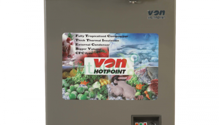 Von VAFC-12DUS Showcase Freezer - Grey